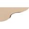 Ekena Millwork 9"W x 18"D x 9"H Wide Carmel Rough Cedar Woodgrain TimberThane Corbel, Primed Tan CORUR09X18X09CARRCPR - alternate 4